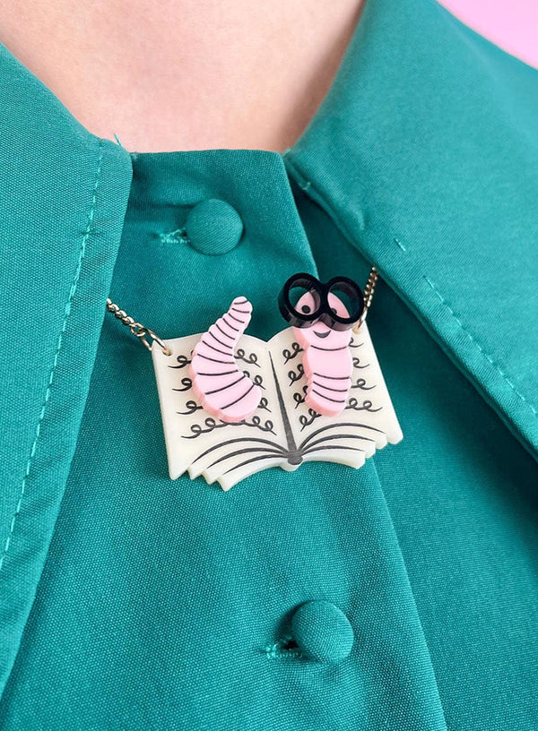 Bookworm Necklace