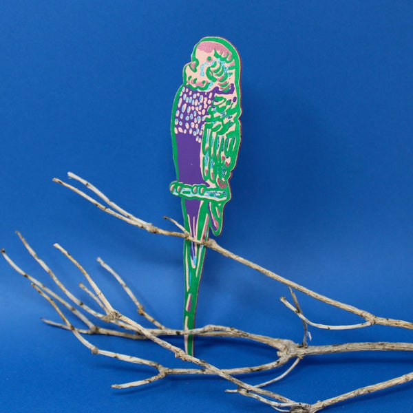 Parakeet Bookmark by Ark Colour Design