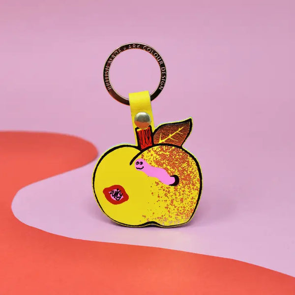 Juicy Apple Key Fob by Ark Colour Design