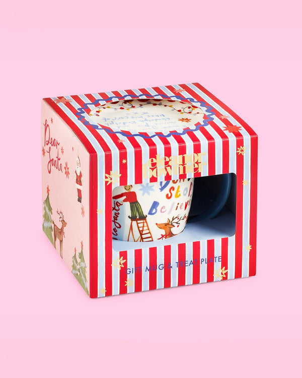 Dear Santa Mug & Snack Plate