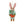 Load image into Gallery viewer, Benjamin the Bunny with Houseplant Hanging Felt Decoration
