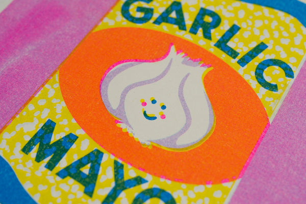 Garlic Mayo Riso Print