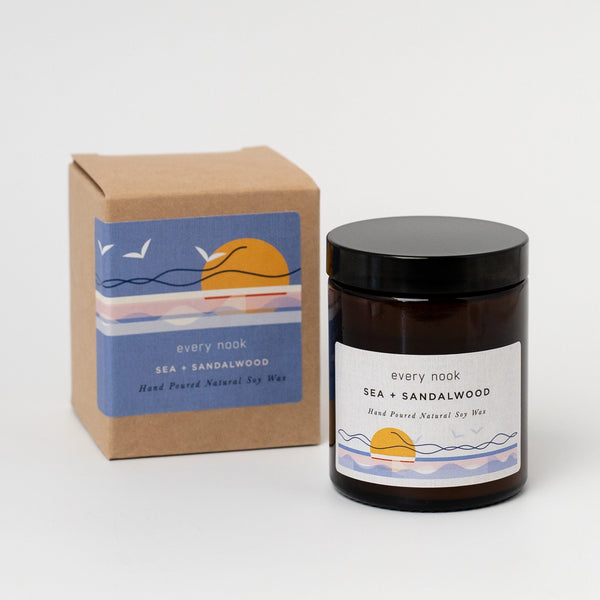 Sea + Sandalwood Soy Wax Candle