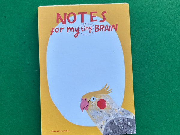 Notes for My Tiny Brain Jotter Pad