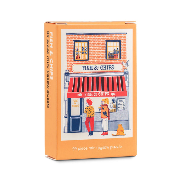 Fish & Chips 99 Piece Mini Jigsaw Puzzle