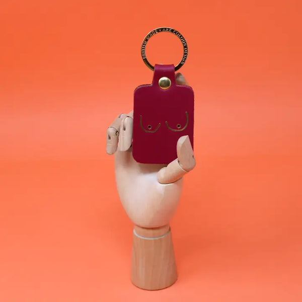 Boobs Key Fob by Ark Colour Design