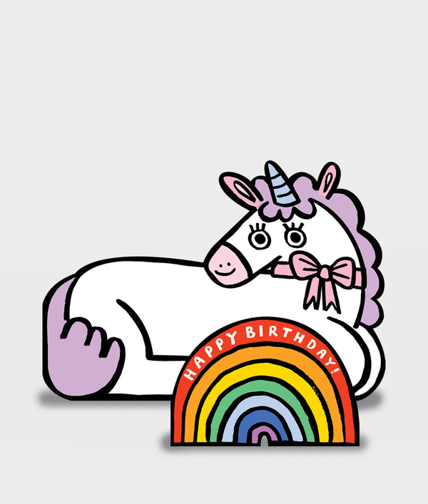 Unicorn with Mini Card