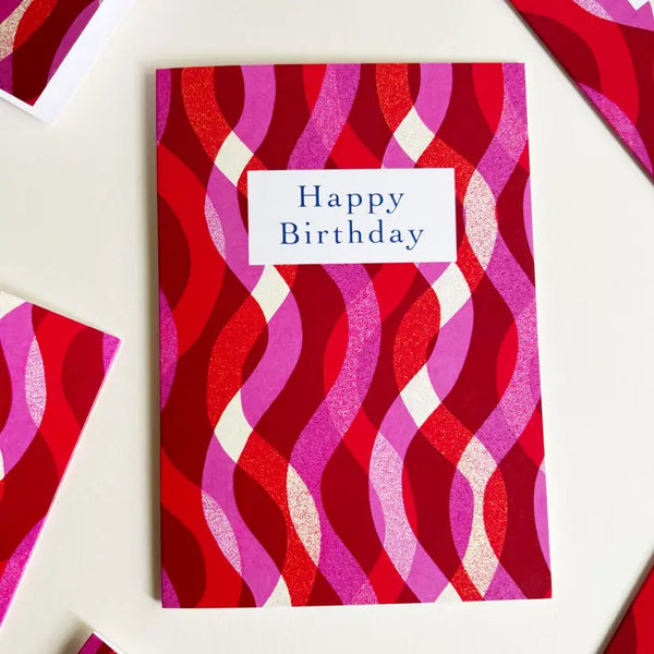 Wiggle Clash Pink by Miscellany Press
