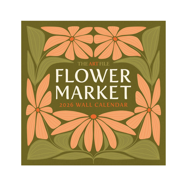 Flower Market 2026 Wall Calendar