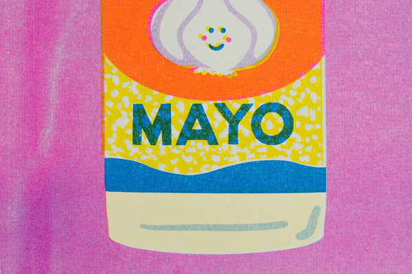 Garlic Mayo Riso Print