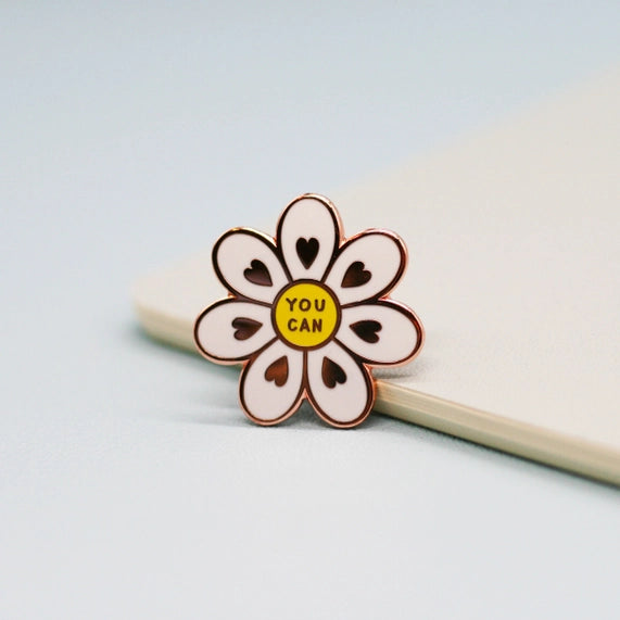 You Can Enamel Pin by Jess Rachel Sharp