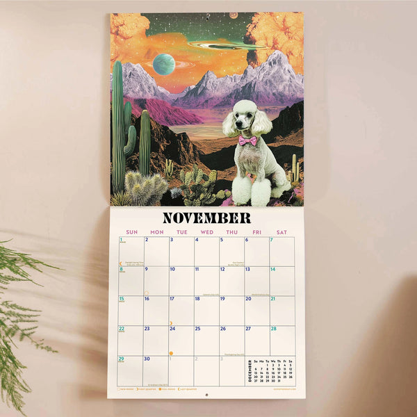 2026 Retro Future Spacescapes Calendar