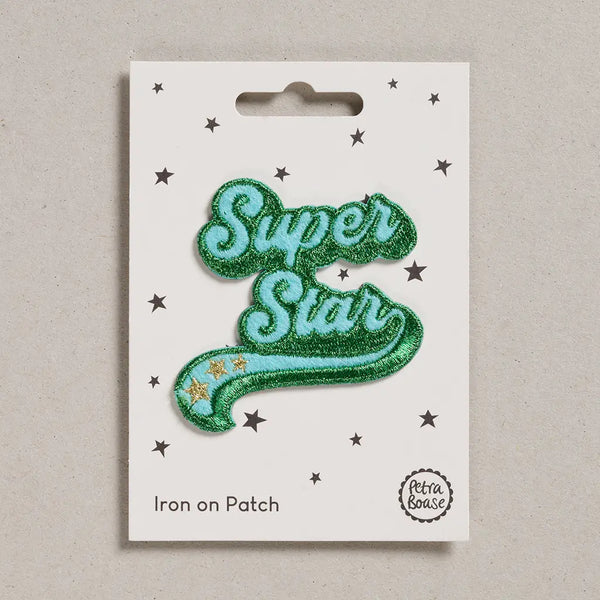 Super Star Iron-on Patch