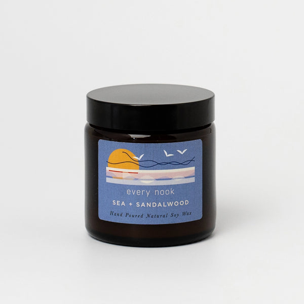 Sea + Sandalwood Soy Wax Candle