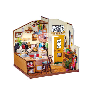 Cosy kitchen miniature house DIY craft kit 