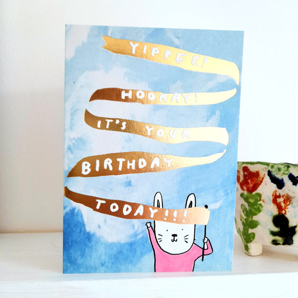 Gold Birthday Banner