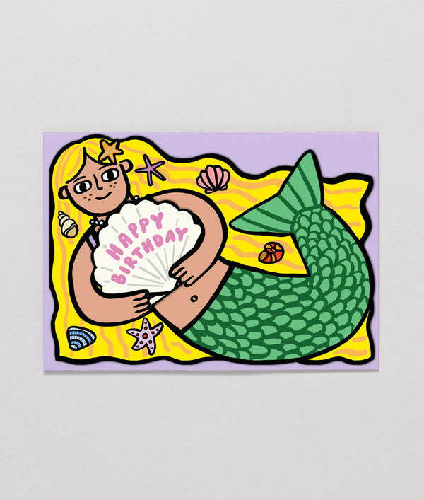 Mermaid with Mini Card