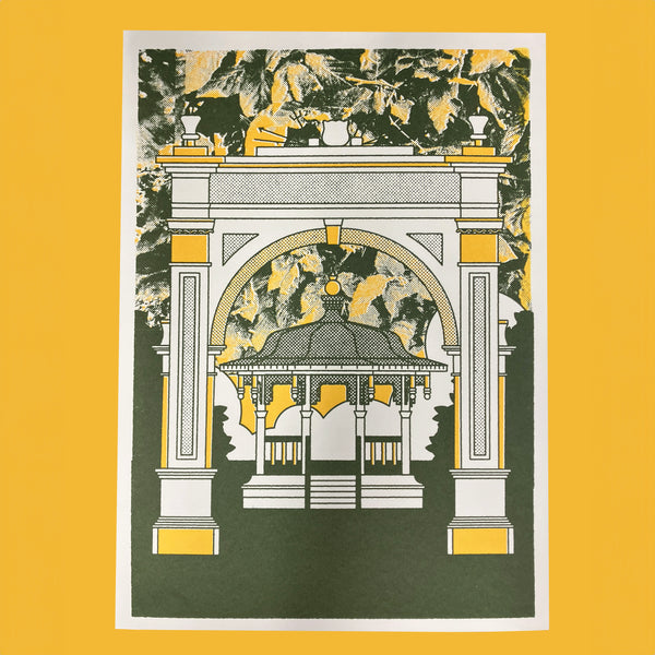 Pearson Park Screen Print by Joseph Cox