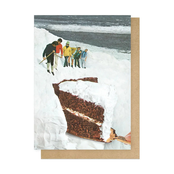 Glacier Calving Cake