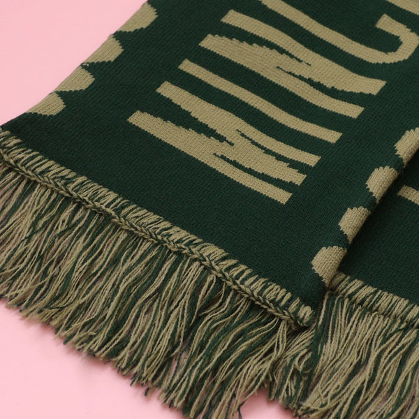 Mince Pie Appreciation Society Knitted Scarf