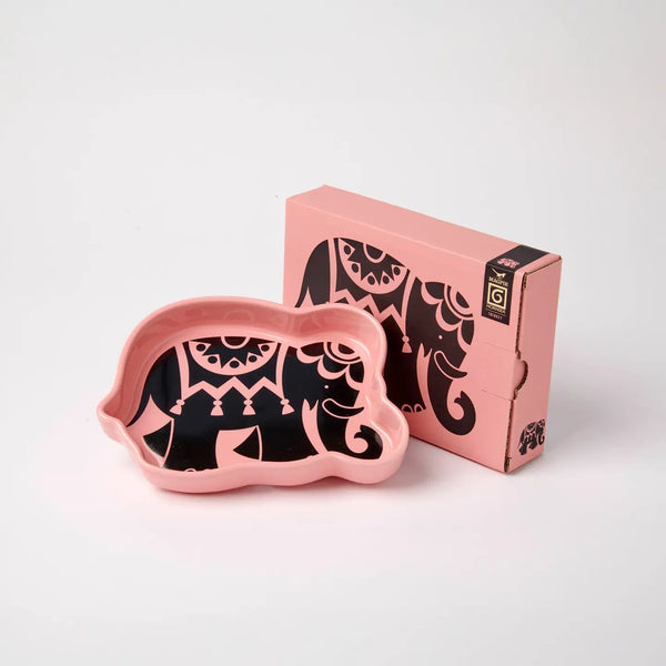Magpie X Hornsea Elephant Trinket Dish Pink