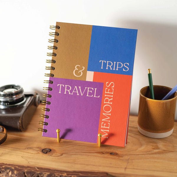 A5 Trips & Travel Memories Hardcover Journal