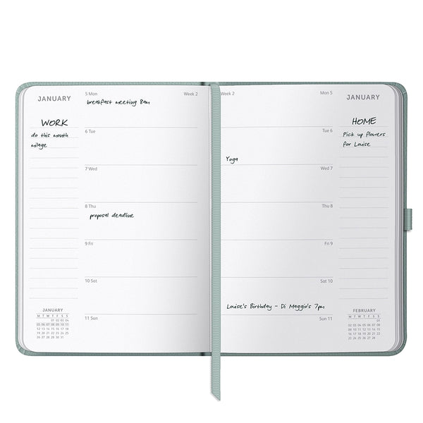 2027 Busy Life Diary - Sage
