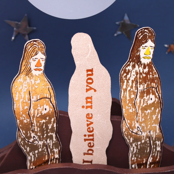 I Believe In You Yeti Bookmark