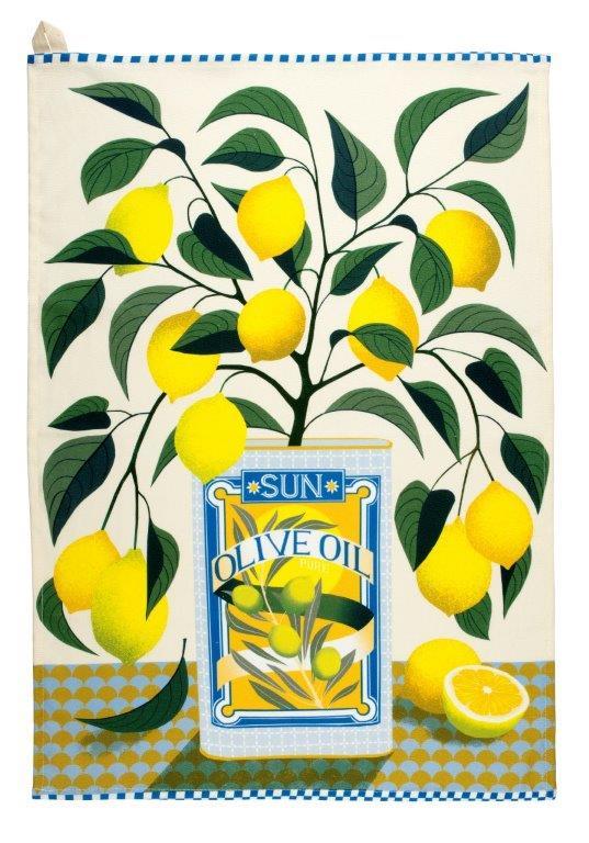 Lemon Tree Tea Towel