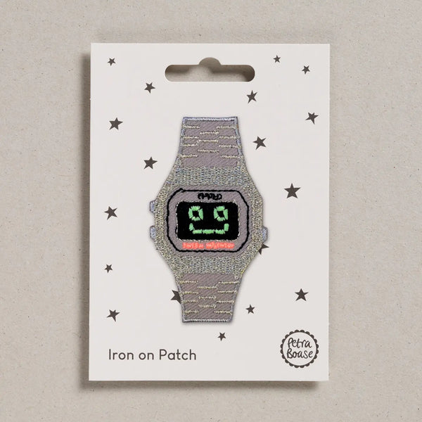 Happy Watch Iron-on Patch