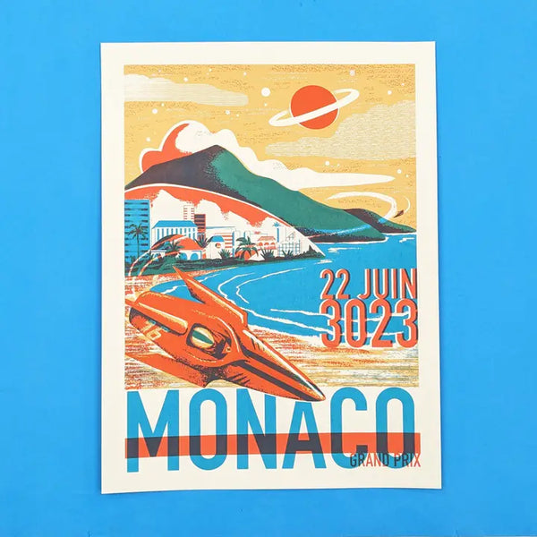 Monaco Grand Prix Screenprint