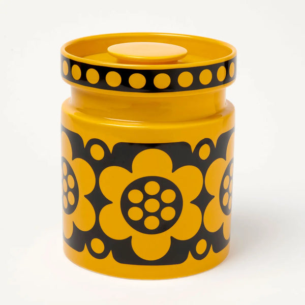 Magpie X Hornsea Jumbo Jar Geo Yellow Flower