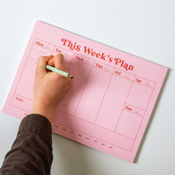 A4 Weekly Planner Pad - This Week's Plan