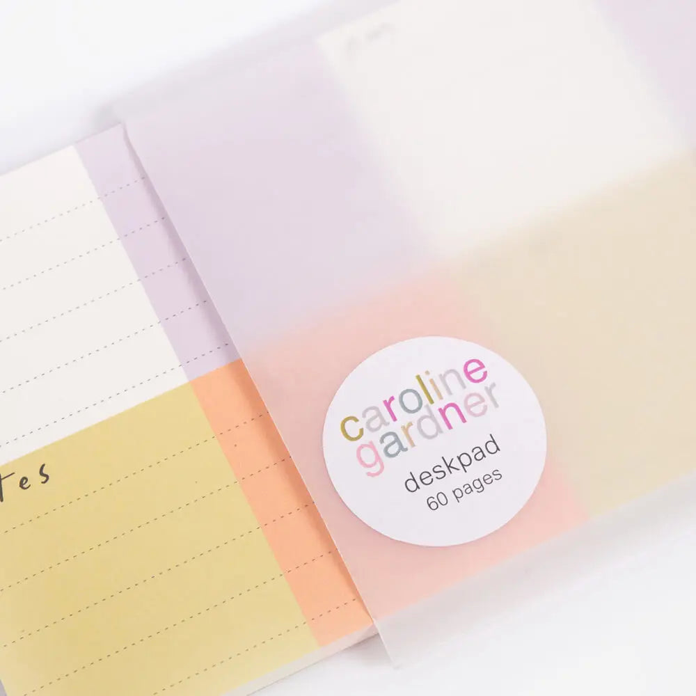 Multi Check Split Sections Small Desk Pad – Form Shop & Studio