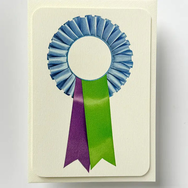 Cornflower, Lime and Lavender Rosette by Canonbury Press