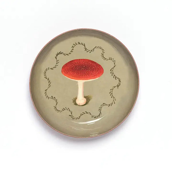 Mushroom Enamel Trinket Dish