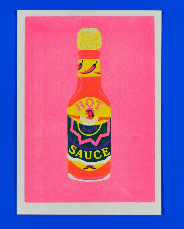 Pink Chilli Riso Print