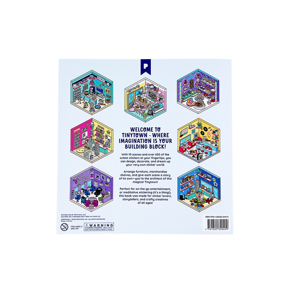 Tinytown Isometric Sticker Book