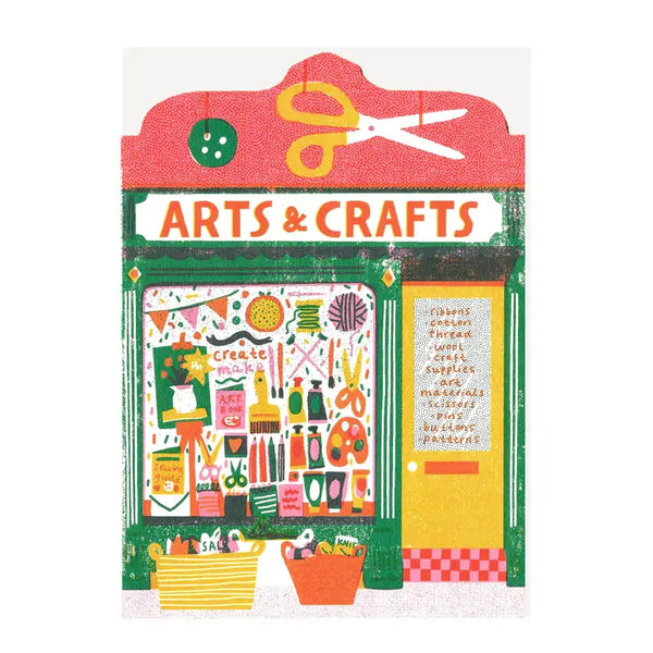 Art Shop Die-Cut Card