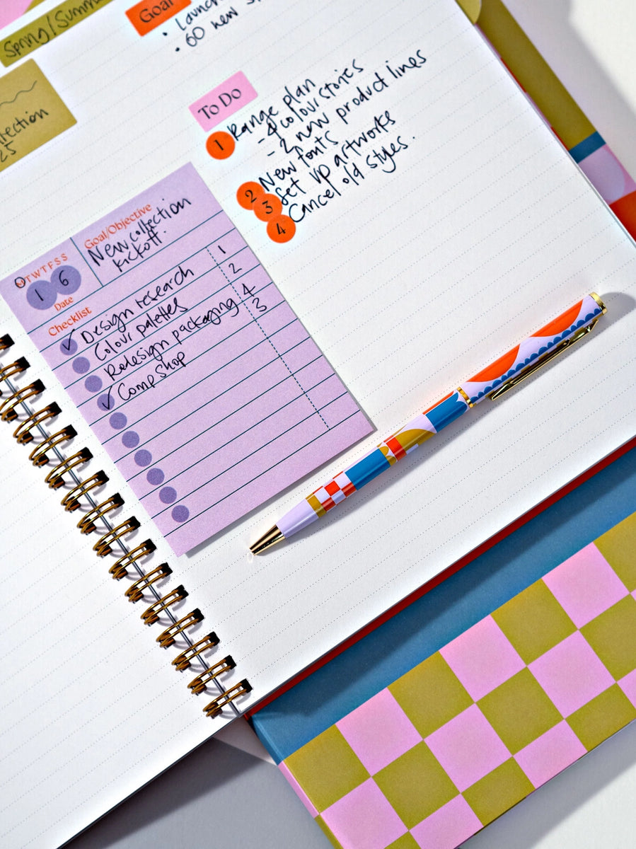 Ginger Habit Checklist Sticky Notes – Form Shop & Studio