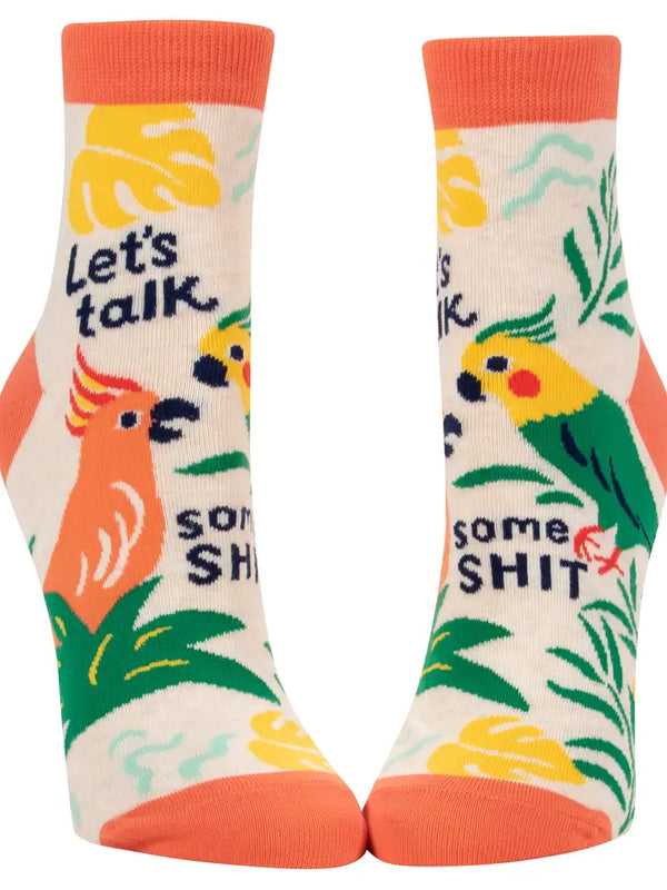 Let's Talk Some Sh*t Women's Socks by Blue Q