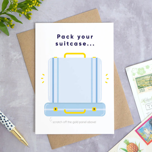 Pack Your Suitcase - Make Your Own Scratch Card
