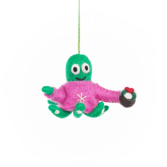 Timmy Tentaclaus Felt Decoration