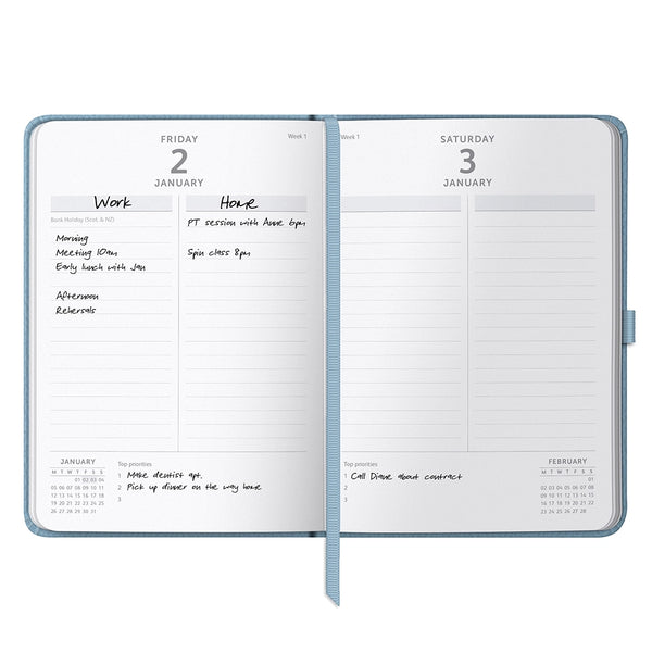 2026 Dual Schedule Day-a-Page Diary