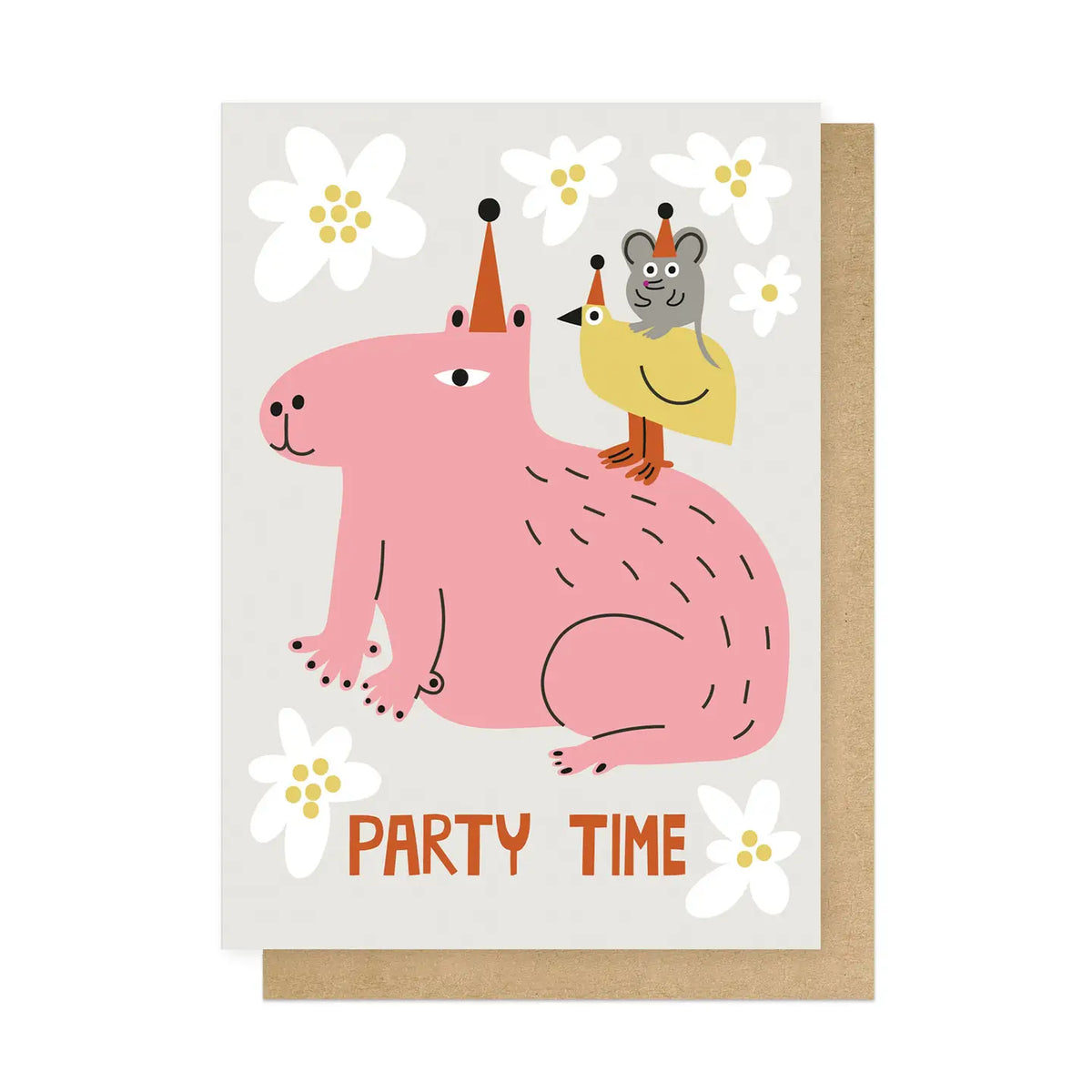 Party Time Capybara – Form Shop & Studio