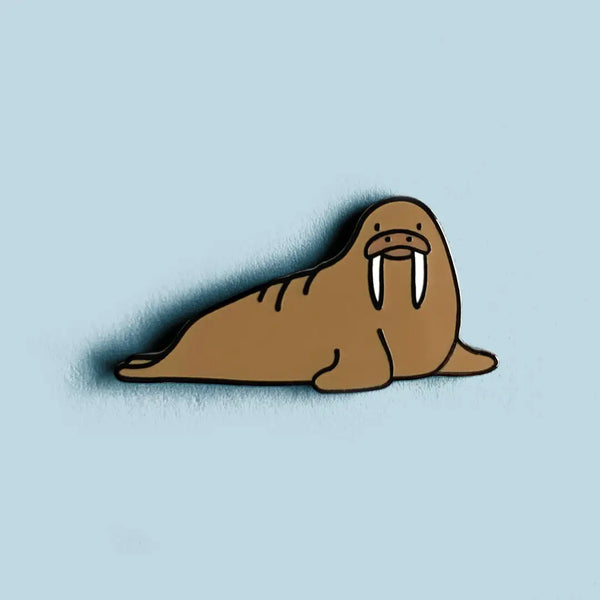 Walrus Enamel Pin Badge