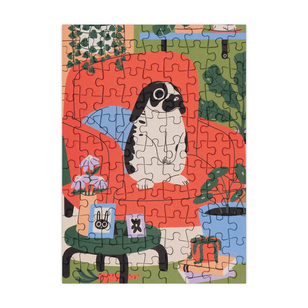 Rabbit 99 Piece Mini Jigsaw Puzzle