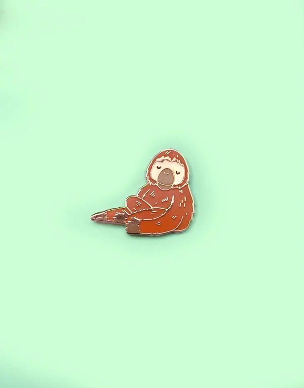 Orangutan Enamel Pin Badge by Tom Hardwick