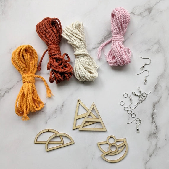 Macrame Jewellery Craft Kit by Luxe Decor