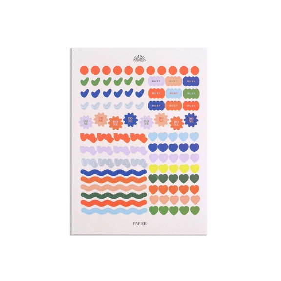 Stick-to-its Planner Stickers (Silver)